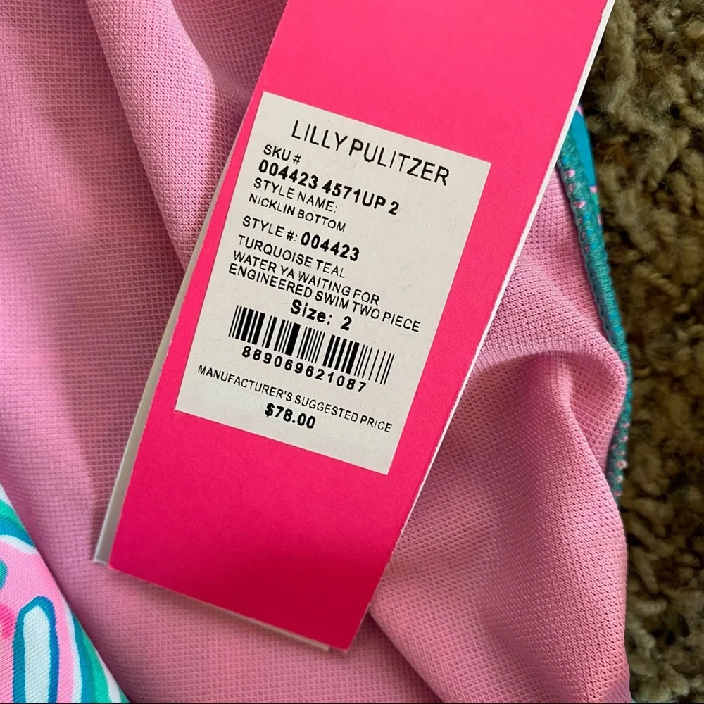 NWT Lilly Pulitzer Swimsuit Bottoms - Picture 5 of 8